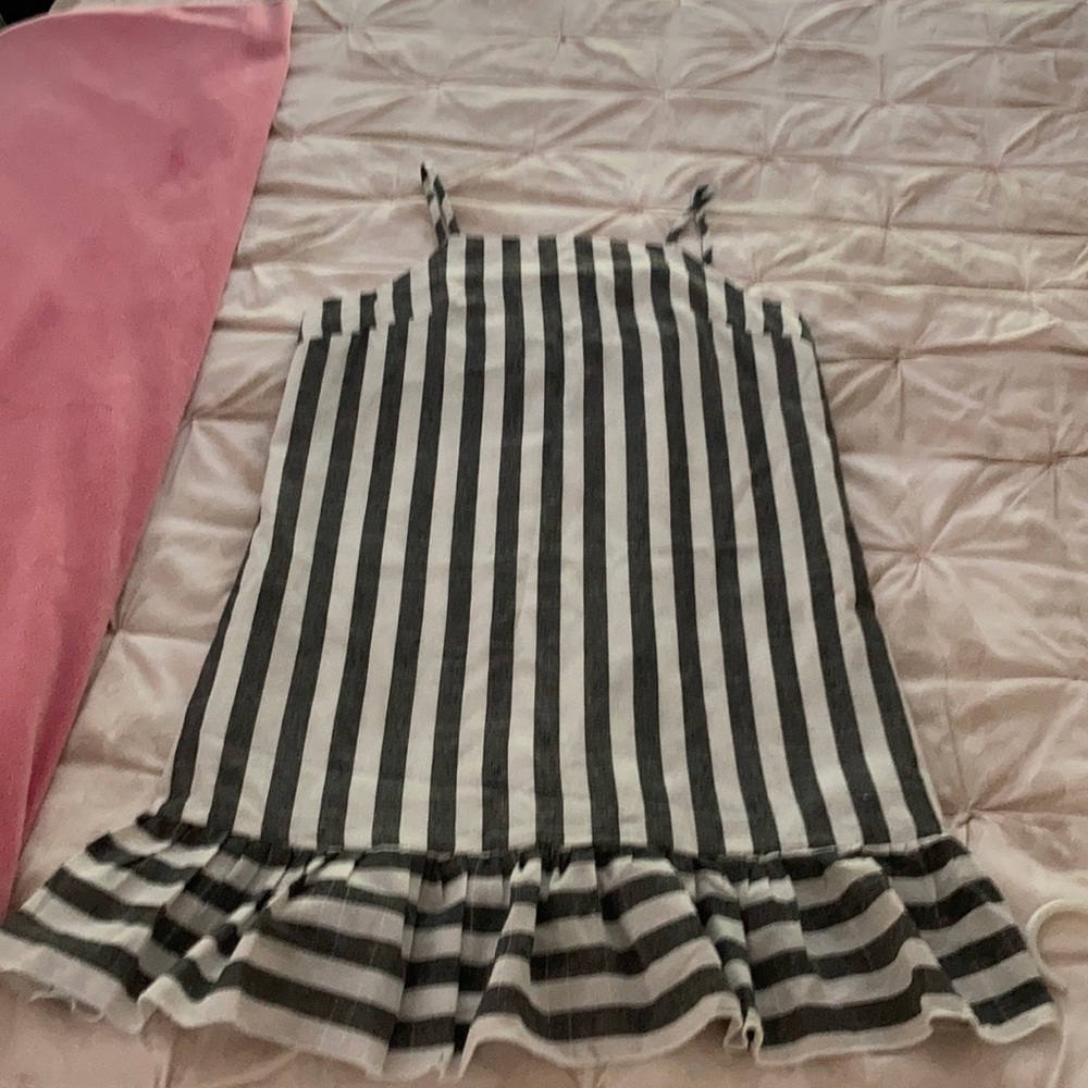 Brand new never worn Black  stripe dress small